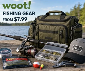Fishing Gear at Woot From $7.99