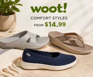 FitFlop, OOFOS & More Footwear at Woot - Comfort Styles From $14.99
