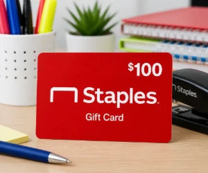 Free $100 Staples Gift Card Reward