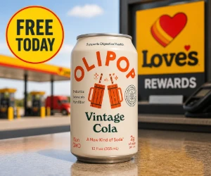 Free 12-Oz OLIPOP at Love’s Today