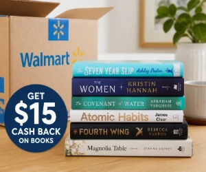 Free $15 Worth of Books at Walmart With Cash Back