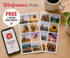 Free 2 Retro Mini Prints at Walgreens Photo
