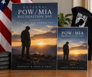 Free 2026 POW/MIA Commemorative Posters in Two Sizes