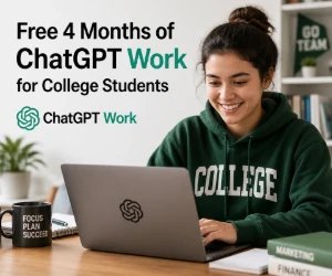Free 4 Months of ChatGPT Work for College Students