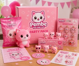 Free $50+ Pembe the Pink Cat Party Pack