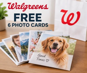 Free 6 Personalized 5x7 Photo Cards at Walgreens
