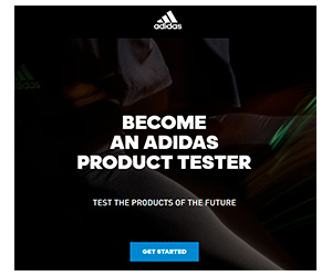 Free adidas Sneakers, Sportswear And T-Shirts for Testers