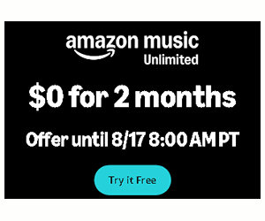 Free Amazon Music Unlimited for 2 Months