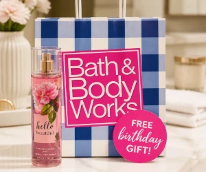Free Bath & Body Works Birthday Gift