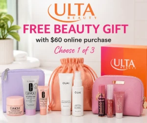 Free Beauty Gift With $60 Online Purchase at Ulta Beauty Today