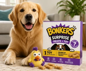 Free BONKERS Surprise Dog Treats + Mystery Toy