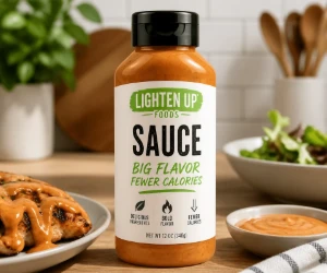 Free Bottle of Lighten Up Foods Sauce for the First 500