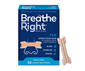 Free Breathe Right Extra Strength Nasal Strips Sample