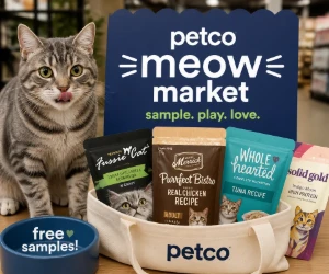 Free Cat Food Samples at Petco Meow Market on September 19 & 20