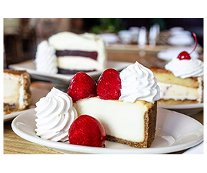 Free Cheesecake Factory Birthday Slice