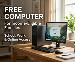 Free Computer Help for Income-Eligible Families