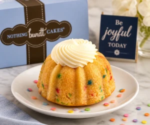 Free Confetti Bundtlet at Nothing Bundt Cakes on September 15