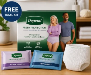 Free Depend Fresh Protection Advanced Trial Kit