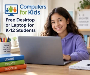 Free Desktop or Laptop for K-12 Students