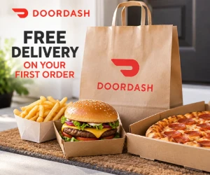 Free DoorDash Delivery on Your First Order - Enjoy Your Favorite Food With a $0 Delivery Fee!