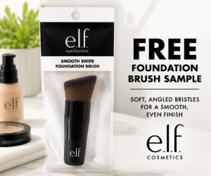 Free e.l.f. Smooth Swipe Foundation Brush Sample