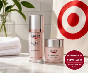Free Eucerin Radiant Tone Skincare Samples at Target on September 12