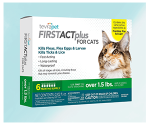 Free FirstAct Plus Flea & Tick Drops for Cats