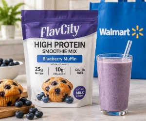 Free FlavCity Blueberry Muffin Protein Smoothie Mix After Cash Back