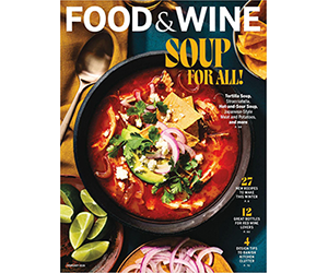 Free Food & Wine Magazine 6-Month Subscription
