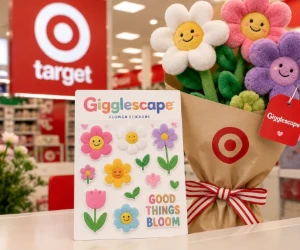 Free Gigglescape Flower Stickers at Target on October 17