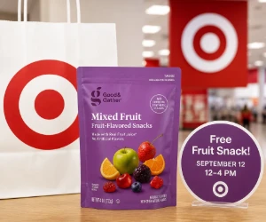 Free Good & Gather Fruit Snack Giveaway at Target on September 12