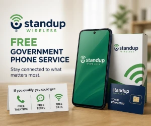 Free Government Phone Service from StandUp Wireless