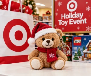 Free Holiday Bear Keychain at Target's Holiday Toy Event