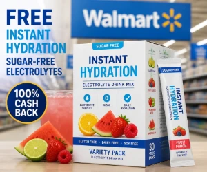 Free Instant Hydration Sugar-Free Electrolytes at Walmart