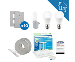 Free Kitchen, Bathroom or Family Room Energy-Saving Pack