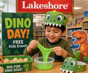 Free Lakeshore Dino Day Kids Event on September 19
