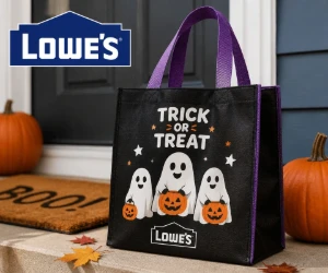 Free Lowe’s Trick or Treat Tote Bag for Members on October 3