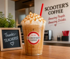 Free Medium Drink at Scooter’s Coffee for Teachers on September 9