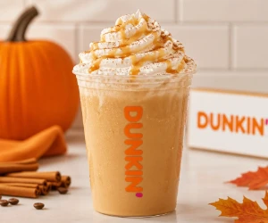 Free Medium Pumpkin Spice Signature Latte at Dunkin’ Today