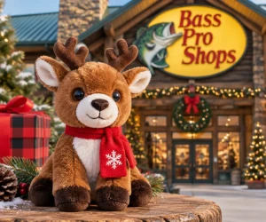 Free Mini Reindeer Plush at Bass Pro Shops on November 7