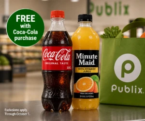 Free Minute Maid 20oz at Publix With Coca-Cola Purchase