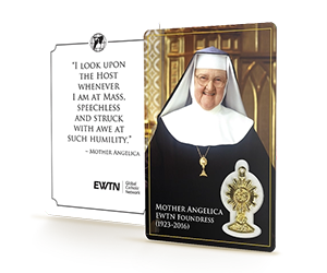 Free Mother Angelica Prayer and Medallion Card