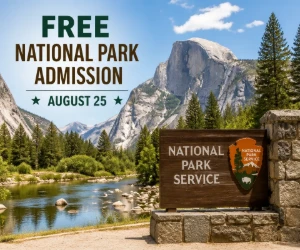 Free National Park Admission on August 25