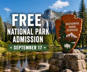 Free National Park Admission on September 17