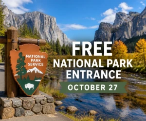 Free National Park Entrance on October 27