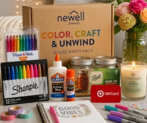 Free Newell Brands Color, Craft & Unwind House Party Pack