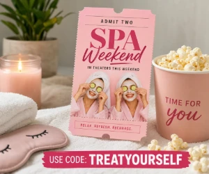 Free or Nearly Free Spa Weekend Movie Tickets