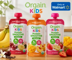 Free Orgain Kids Protein Smoothie Pouches