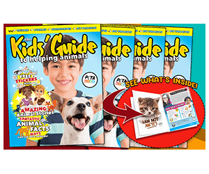Free PETA Kids’ Guide to Helping Animals Magazine