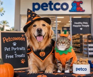 Free Petcoween Pet Portrait + Treat at Petco on October 24